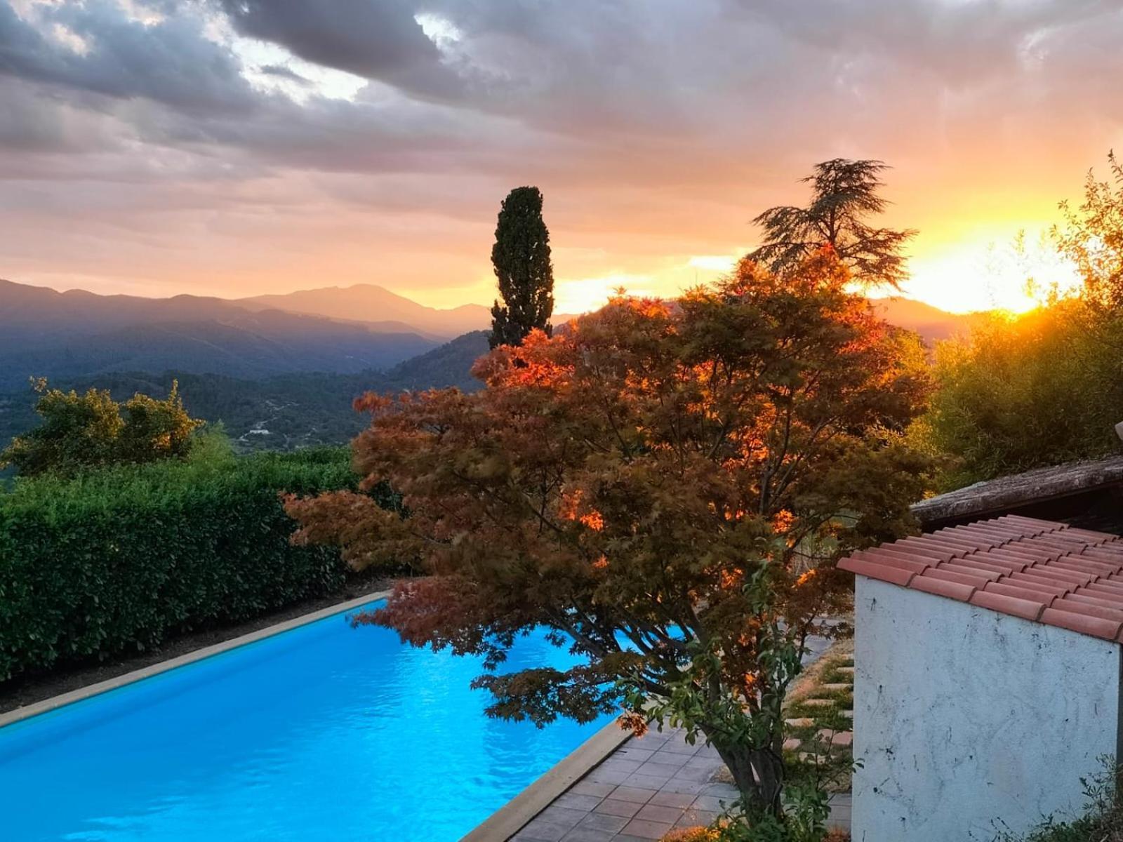 Chambre D'Hote Dans Mas Proche Anduze Cevennes Avec Piscine Mialet  Exterior foto